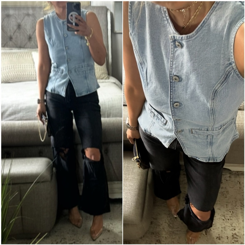LAST🖤New🖤 Soft and edgy! Distressed black jeans with the perfect lived-in feel